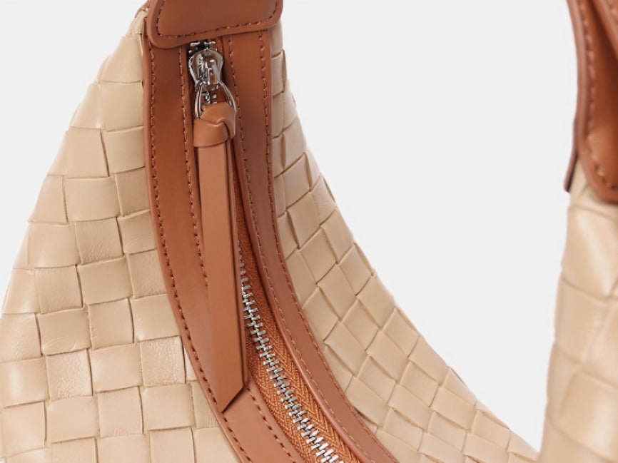 Design Niche Genuine Leather Bag Women's Woven