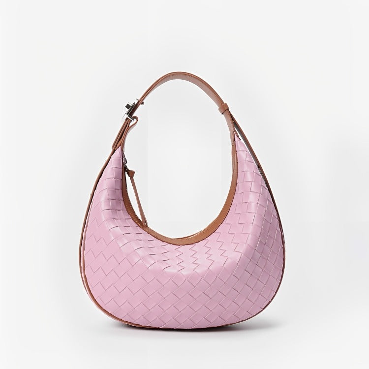 Design Niche Genuine Leather Bag Women's Woven