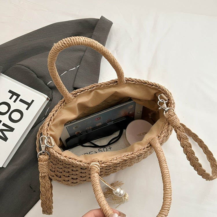 Women's Fashion Personality Hand-Carrying Woven Bag